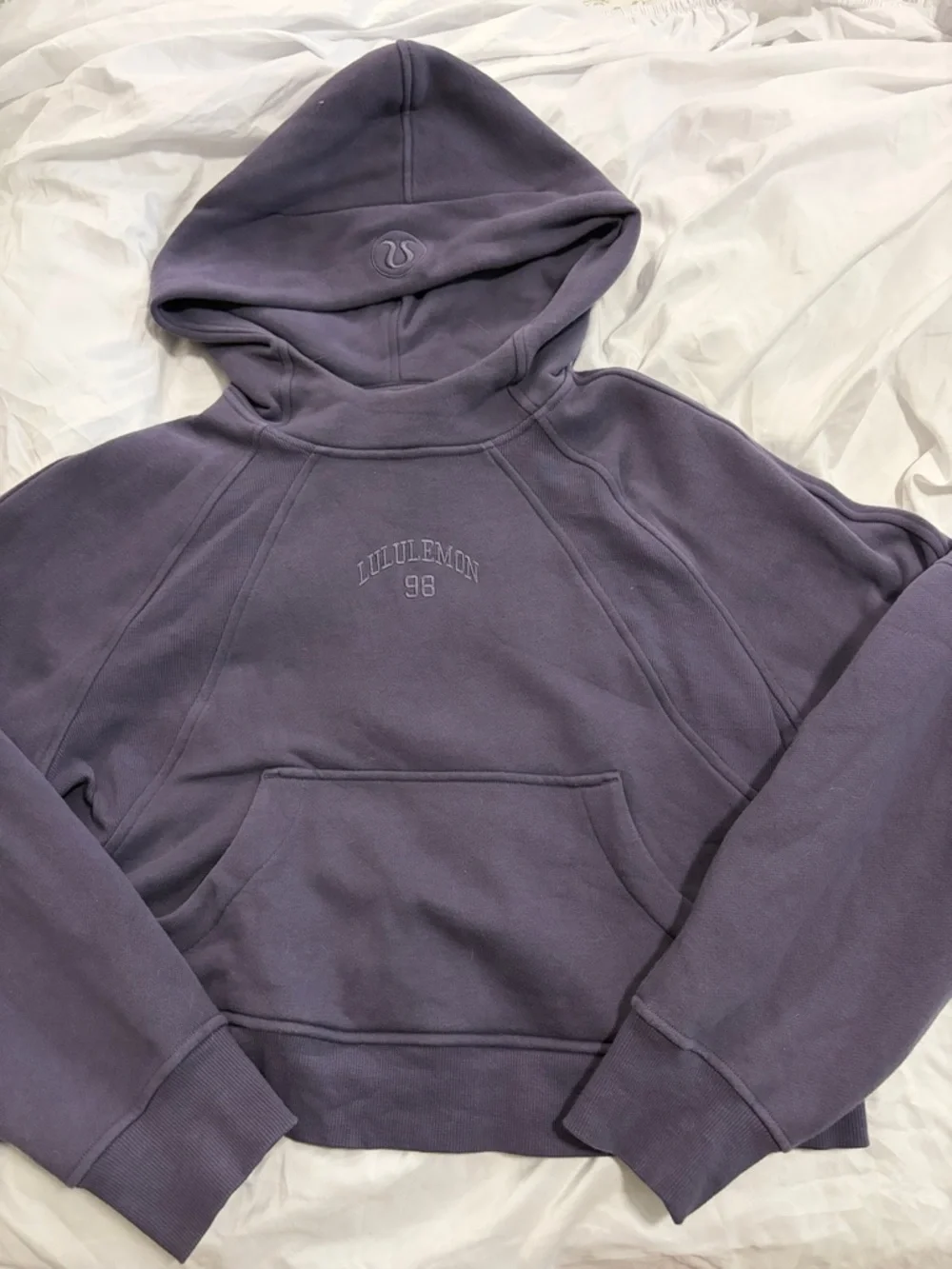 lululemon athletica Oversized Scuba Hoodie Nightfall Graphic Embroidered Logo - Picture 2 of 4